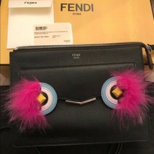 Authentic FENDI monster bag bug 2Jours shoulder bag